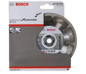 BOSCH Standard for Concrete 2608602196 / Diamantový dělicí kotouč / 115x22.23 mm / Šířka řezu 1.6 mm