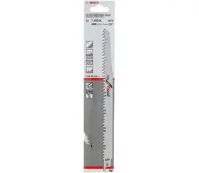 BOSCH 2608650613 / Pilový plátek do pily ocasky S 1531 L / Délka: 240 mm / Šířka: 19 mm / Tloušťka: 1.5 mm / Rozteč: 5