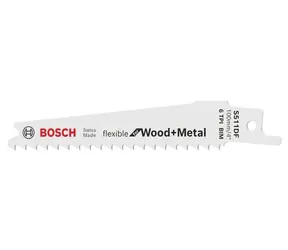 BOSCH 2608657723 / Pilový plátek do pily ocasky S 511 DF / Délka:100 mm / Šířka:19 mm / Tloušťka:0.9 mm / 5 ks