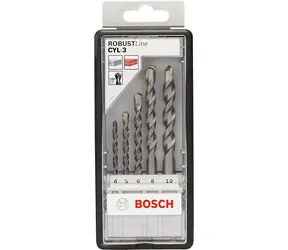 BOSCH 2607010524 / sada vrtáků do betonu Robust Line CYL-3 / 5dílná 