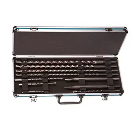 Makita D-42385 Sada vrtáků a sekáčů SDS-Plus v hliníkovém kufru / 10ks