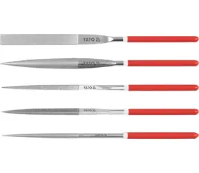 YATO YT-6156 / Sada pilníků jehlových diamantových 5 x 180 mm / 5 ks