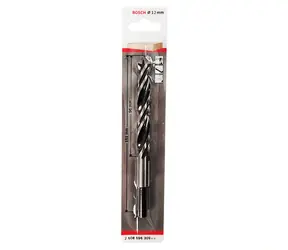 BOSCH 2608596309 / Standardní spirálový vrták do dřeva / Rozměry 12 x 96 x 151 mm / 1 ks
