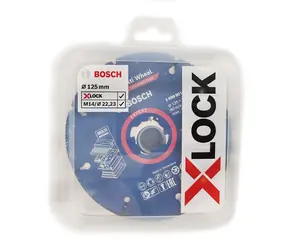 BOSCH 2608619374 / Sada řezných a lamelových kotoučů X-LOCK CMW / 125 x 22.23 mm / 5  ks