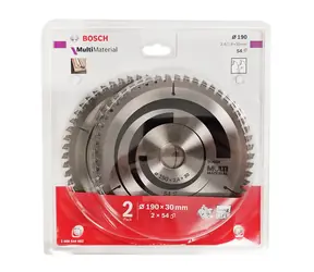 BOSCH Multi Material 2608644652 / Pilový kotouč / 190x30 mm / Šířka řezu 2.4 mm / 54 zubů 