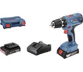 BOSCH GSR 18V-21 Professional / Aku vrtačka / 18V / 13mm sklíčidlo / 1800 ot-min / 55 Nm / L-BOXX / 2x2.0 Ah