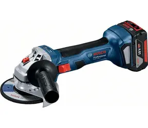 BOSCH GWS 18V-7 Professional 125 mm - 2x 4.0 Ah / Aku úhlová bruska / 18V / 11.000 ot-min / M14 / 2x4.0 Ah 
