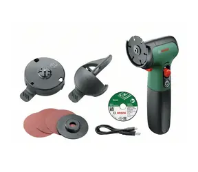 BOSCH EasyCut & Grind 7.2V / Aku úhlová bruska / 7.2V / 50mm / 6.000 ot-min / Integrovaný akumulátor / příslušenství