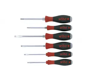 Wiha 21250 SoftFinish Sada šroubováků / 4 ploché & 2x Phillips / 6 ks