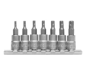 YATO YT-0461 / Sada bitů 7 ks / TS10-TS40 Torx