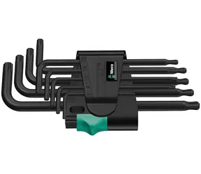 WERA 967|9 TX 1 Sada zástrčných klíčů TORX / BlackLaser / 9 dílný