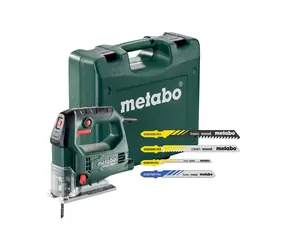 Metabo STEB 65 QUICK Set / Přímočará pila / 450W / Zdvih 18 mm / až 3000 zdvihů-min / Hloubka řezu 65 mm