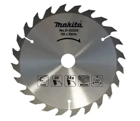 Makita D-03333 / Pilový kotouč na dřevo / Průměr 165 mm / 24 zubů