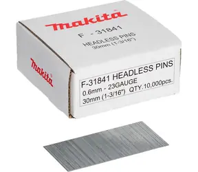 Makita F-31841 Hřebíky nastřelovací / 23G / délka 30 mm / 10000 ks