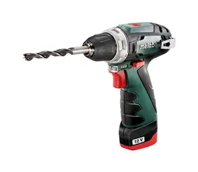 Metabo BS 18 Basic / Aku Vrtací šroubovák / 12V / 2x2.0Ah / 10mm sklíčidlo / 1400 ot-min / 34 Nm / 2x 2.0Ah