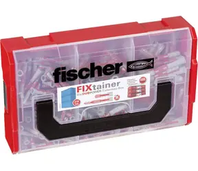 fischer 539867 FIXtainer DUOPOWER krátký & dlouhý / sada hmoždinek + šrouby 210 ks