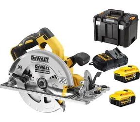 DeWalt DCS572P2 / Aku kotoučová pila / 18 V / kotouč 184mm / 2x 5.0Ah