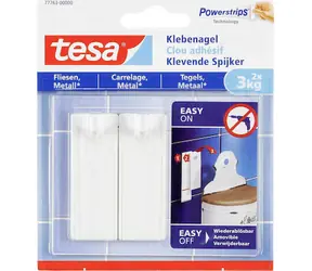 Tesa Powerstrips® 77763 Nalepovací hřebík na dlažbu a kov / Nosnost 3 kg