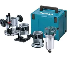 Makita RT0702CX2J / Kombinovaná frézka s příslušenstvím / 710W / Makpac