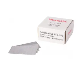 Makita F-31854 Pins Hřebíky nastřelovací nerezové / 35mm / 10000 ks