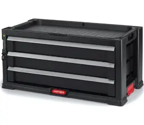 Keter Praktická skříňka na nářadí se 3 zásuvkami / 562 x 289 x 262 mm