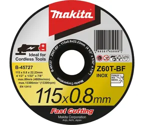Makita B-45727 / kotouč řezný rovný / 115x22.23 / 1ks