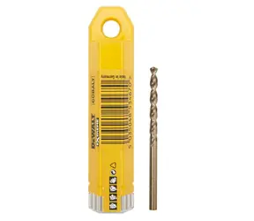 DeWalt DT4929 / Kobaltový vrták do kovu / HSS-E / Průměr 5 mm / Délka 86 mm / 10 ks