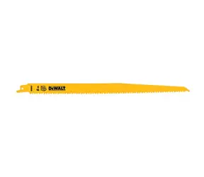 DeWalt DT2350 / Bimetalové pilové listy / demoliční na dřevo s hřebíky / Délka čepele 305 mm / 5ks