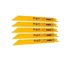 DeWalt DT2353 / Bimetalové pilové listy / na kov & plech & trubky a profily 3-8mm / Délka čepele 203 mm / 5ks