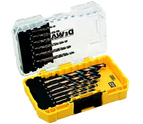 DeWalt DT70728 / Sada vrtáků do kovu Black&Gold / 1-10 mm / 19 ks 