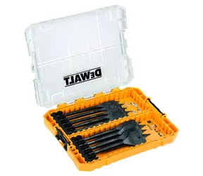 DeWalt DT70751 / Sada plochých vrtáků do dřeva Extreme / 12-32 mm / 9 ks 