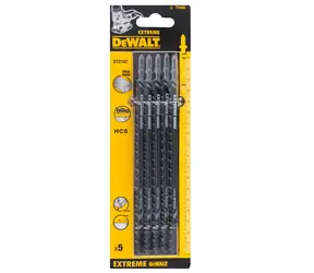DeWalt DT2167 / Sada 5 ks pilových listů HCS / pro přímočaré pily