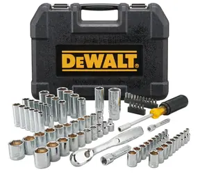 DeWalt DWMT81531 - 84 dílná sada hlavic 1/4" & 3/8" a příslušenství s ráčnou 