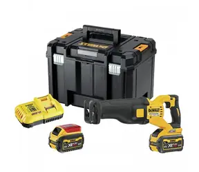 DeWalt DCS389T2 / Aku pila ocaska / 54V / 3.000 zdvihů-min / 2x Aku 6.0 Ah / nabíječka / kufr