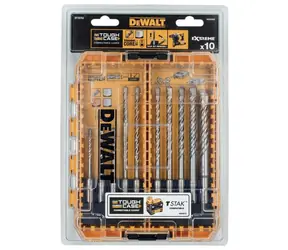 DeWalt DT70753 / Sada 10ks vrtáků do betonu / SDS-Plus / 5/6/7/8/9/10/12 mm