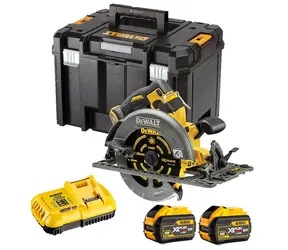 DeWalt DCS579X2 / Aku kotoučová pila / 54 V / kotouč 190mm / 2x 9.0Ah / nabíječka / kufr