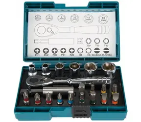 Makita B-54081 sada bitů a nástrčkových klíčů s ráčnou 1/4"