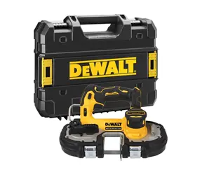DeWalt DCS377NT / Aku pásová pila na kov / 41x41mm / 18V XR / bez aku / kufr