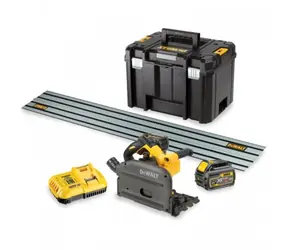 DeWalt DCS520T2R / Aku kotoučová ponorná pila / 54V / Kotouč 165 mm / 2x 6 Ah / nabíječka / kufr