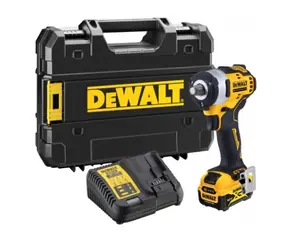 DeWalt DCF901P2 / Aku rázový utahovák / 12V / Upínání: 1/2" / 2850 ot-min / 2x 5Ah / nabíječka / kufr