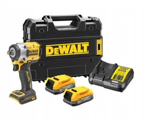 DeWalt DCF921E2T / Aku rázový utahovák / 18V / Upínání: 1/2" / 2500 ot-min / 2x 1.7Ah / nabíječka / kufr