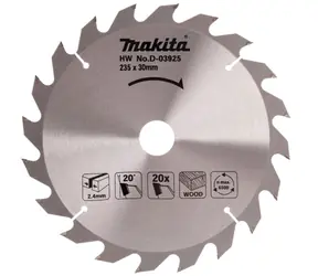 Makita D-03925 ECONOMY / pilový kotouč na dřevo / průměr 235 x 30mm / počet zubů 20
