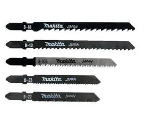 Makita A-86898 Sada pilových plátků 5 ks / pro přímočaré pily B10 & B13 & B16 & B22 & B23