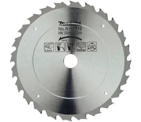 Makita B-17712 / pilový kotouč na dřevo / průměr 260 x 30mm / počet zubů 24