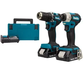 Makita DLX2423AJ / Sada aku nářadí: DDF487 & DTD157 / 18V / 2x 2.0Ah