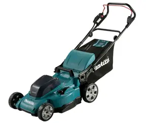 Makita DLM480Z / Aku Sekačka na trávu / 2x 18V / 3100 ot-min / až 800 m2 / záběr 48 cm / koš 62 l / Bez aku