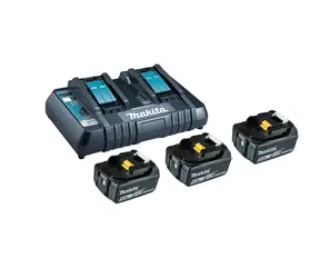 Makita 198458-6 startovní set - nabíječka & 3x aku / 18V / 5.0Ah / Li-ion