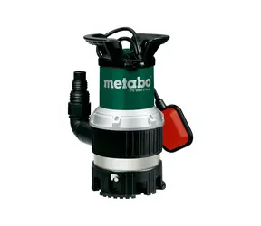 Metabo TPS 16000 S COMBI / kombinované ponorné čerpadlo / 0.95 bar / 970W / 16000 l/h / max. výtlak 9.5m / závit 1 1/2"