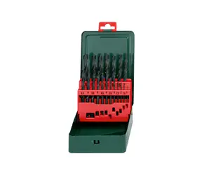 Metabo Kazeta vrtáků do kovu / HSS-R / 19 ks / 1-10 mm
