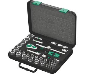 WERA 8100 SB 2 Ráčnová sada Zyklop Speed / upínací část 3/8" / metrická / 43 dílný